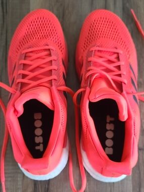 Mens Adidas Solar Glide Bright Coral Running Sneakers